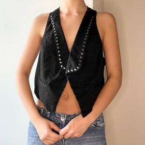 Torrid Black Studded Tank Top